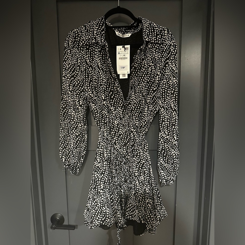 Zara Tie Waist Dress